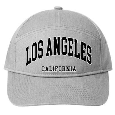 Los Angeles California Throwback Design Classic 7-Panel Snapback Hat