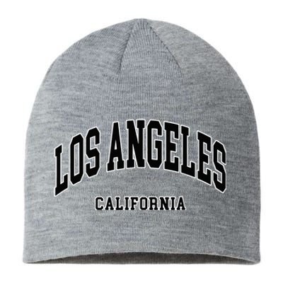 Los Angeles California Throwback Design Classic Sustainable Beanie