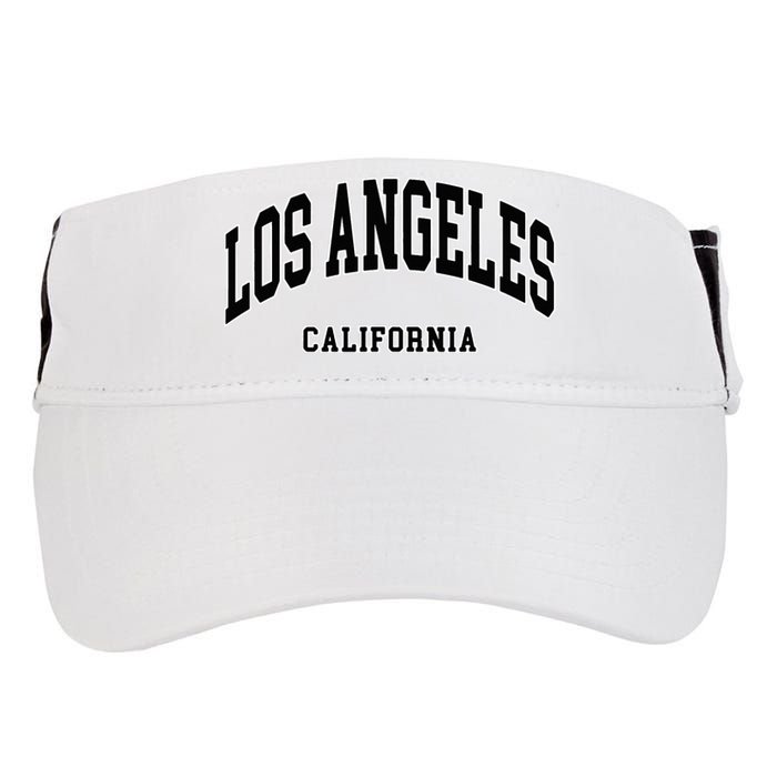 Los Angeles California Throwback Design Classic Adult Drive Performance Visor