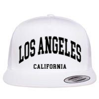 Los Angeles California Throwback Design Classic Flat Bill Trucker Hat