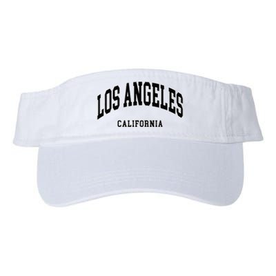 Los Angeles California Throwback Design Classic Valucap Bio-Washed Visor