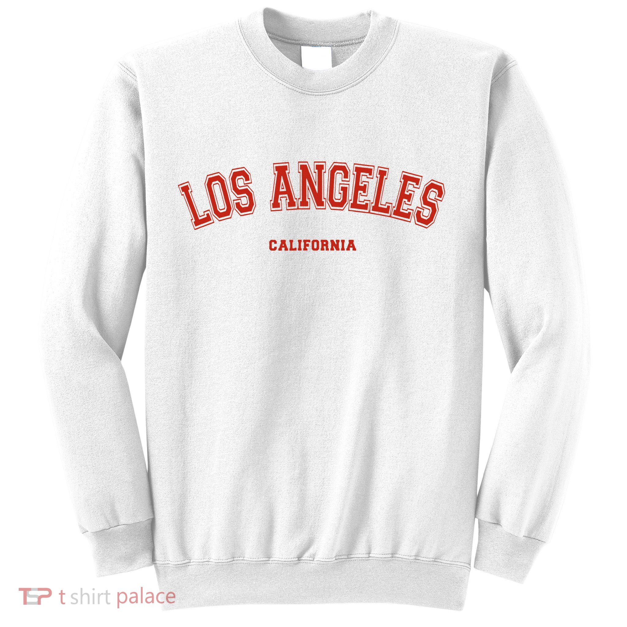 Los Angeles California CA Red Lette Sweatshirt