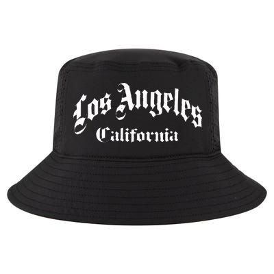 Los Angeles California Old School Cool Comfort Performance Bucket Hat