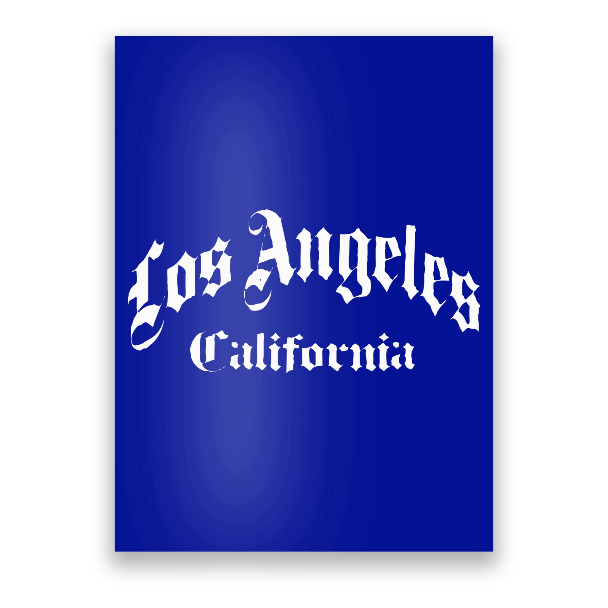 Los Angeles California Old School Poster