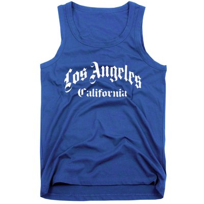 Los Angeles California Old School Tank Top
