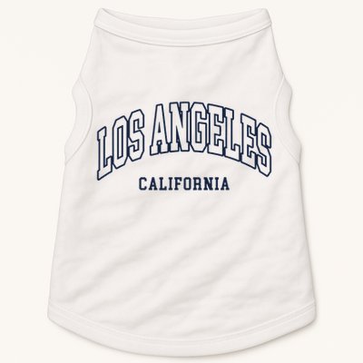Los Angeles California Throwback Design Classic Doggie Tank