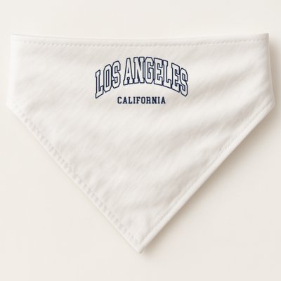 Los Angeles California Throwback Design Classic USA-Made Doggie Bandana