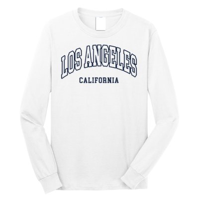 Los Angeles California Throwback Design Classic Long Sleeve Shirt