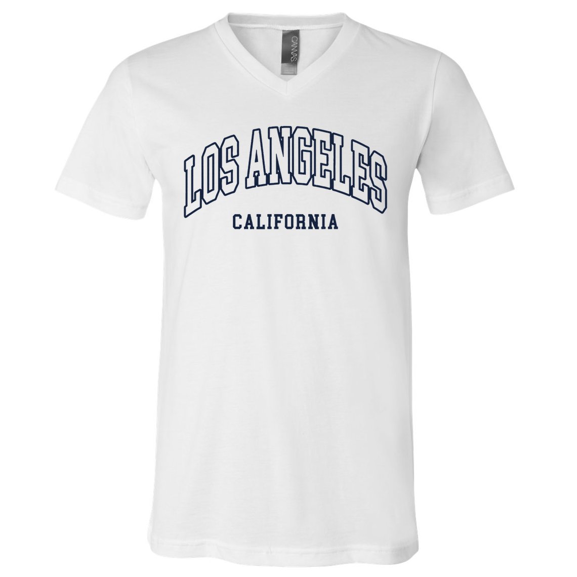 Los Angeles California Throwback Design Classic V-Neck T-Shirt