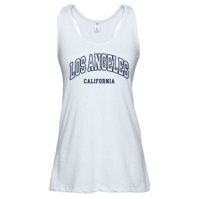 Los Angeles California Throwback Design Classic Ladies Essential Flowy Tank