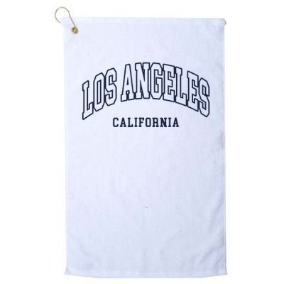 Los Angeles California Throwback Design Classic Golf Towel