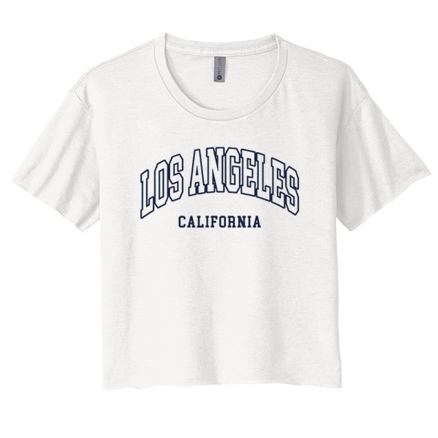 Los Angeles California Throwback Design Classic Crop Top