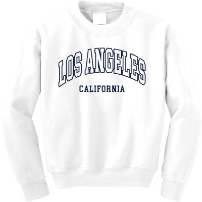 Los Angeles California Throwback Design Classic Kids Sweatshirt
