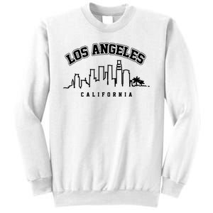 Los Angeles California City Skyline Retro Sweatshirt