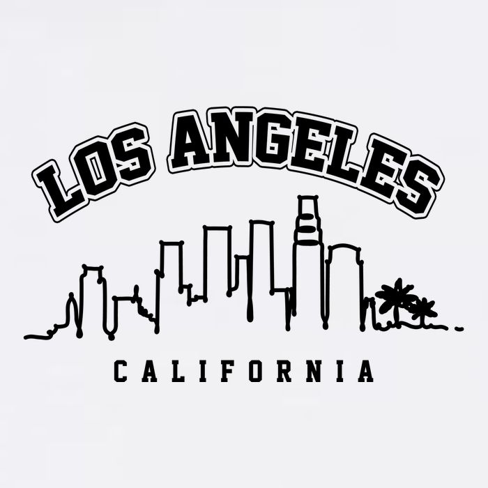 Los Angeles California City Skyline Retro Baby Bodysuit