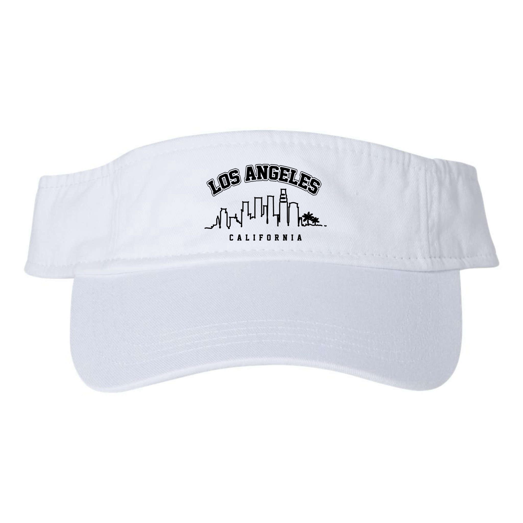 Los Angeles California City Skyline Retro Visor