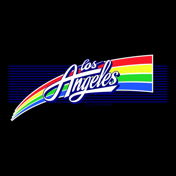 Los Angeles California Rainbow Logo Bag
