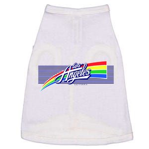 Los Angeles California Rainbow Logo Doggie Tank