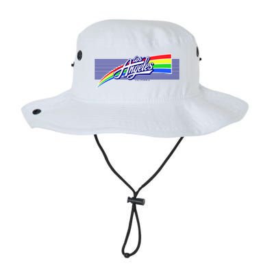 Los Angeles California Rainbow Logo Bucket Hat
