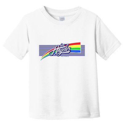Los Angeles California Rainbow Logo Toddler T-Shirt