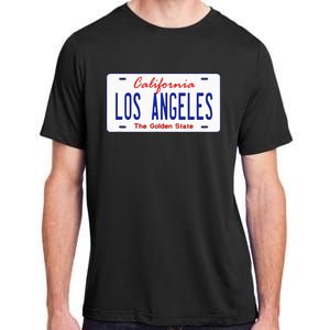 Los Angeles California License Plate Adult ChromaSoft Performance T-Shirt