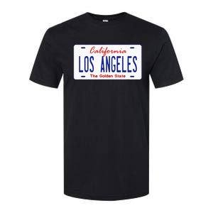 Los Angeles California License Plate Softstyle CVC T-Shirt