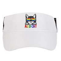 LGBT Ally Cat Be Kind Gay Rainbow Funny LGBTQ Gift Idea Adult Drive Performance Visor