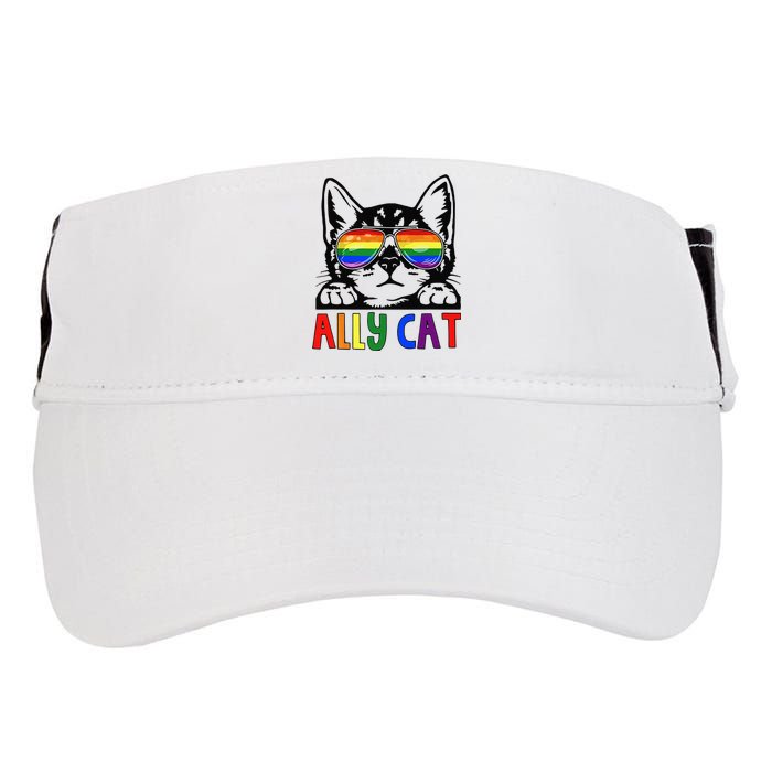 LGBT Ally Cat Be Kind Gay Rainbow Funny LGBTQ Gift Idea Adult Drive Performance Visor