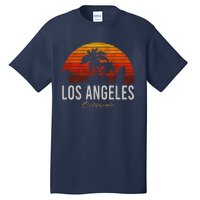 Los Angeles California Retro Surfer Vintage Beach Tall T-Shirt