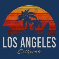 Los Angeles California Retro Surfer Vintage Beach Baby Bodysuit