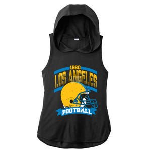 Los Angeles Charger Football Team Supporter Ladies PosiCharge Tri-Blend Wicking Draft Hoodie Tank