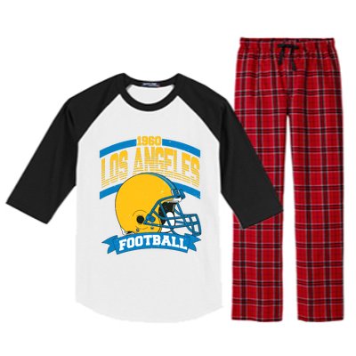 Los Angeles Charger Football Team Supporter Raglan Sleeve Pajama Set