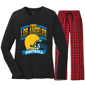 Los Angeles Charger Football Team Supporter Women's Long Sleeve Flannel Pajama Set 