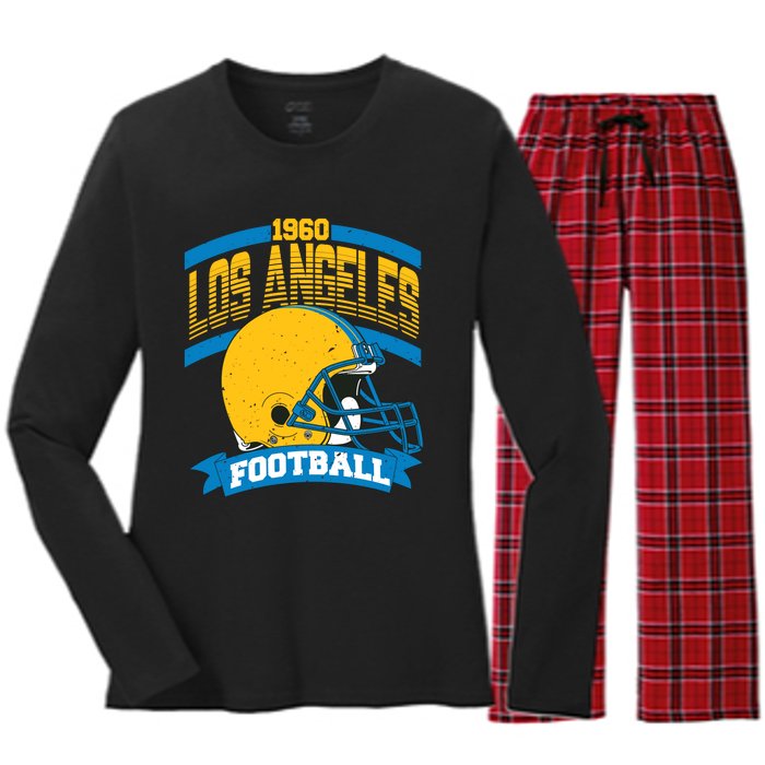 Los Angeles Charger Football Team Supporter Women's Long Sleeve Flannel Pajama Set 