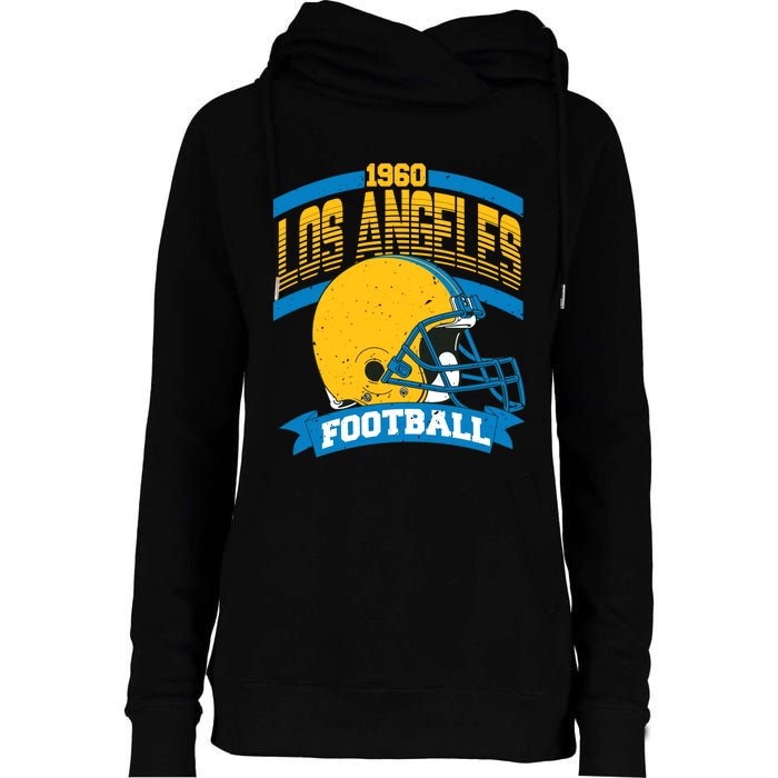 Los Angeles Charger Football Team Supporter Womens Funnel Neck Pullover Hood