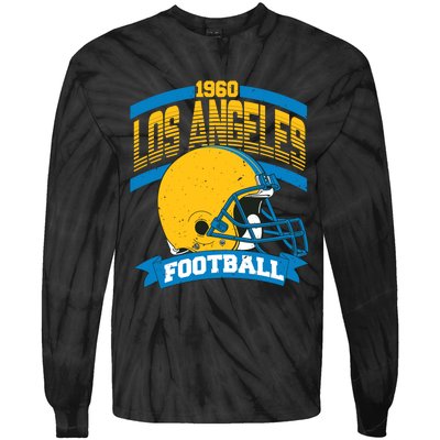 Los Angeles Charger Football Team Supporter Tie-Dye Long Sleeve Shirt