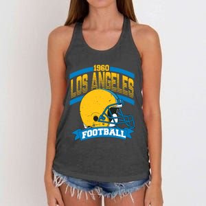 Los Angeles Charger Football Team Supporter Women's Knotted Racerback Tank