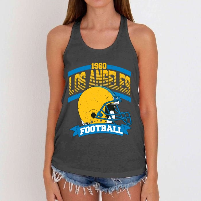 Los Angeles Charger Football Team Supporter Women's Knotted Racerback Tank