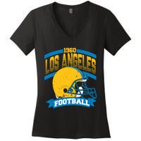 Los Angeles Charger Football Team Supporter Women's V-Neck T-Shirt