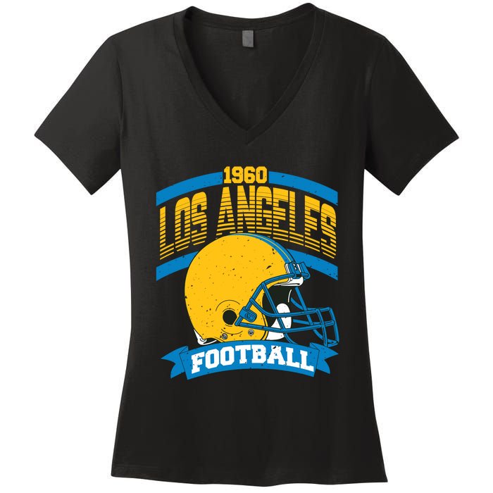 Los Angeles Charger Football Team Supporter Women's V-Neck T-Shirt