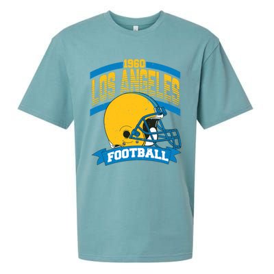 Los Angeles Charger Football Team Supporter Sueded Cloud Jersey T-Shirt