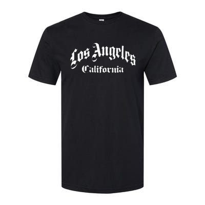 Los Angeles California Old School Softstyle CVC T-Shirt