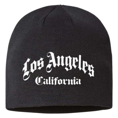 Los Angeles California Old School Design Classic Sustainable Beanie