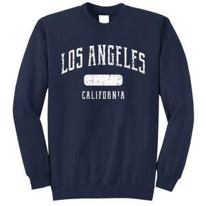 Los Angeles California Distressed Sports Design Tall Sweatshirt