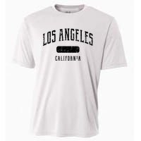 Los Angeles California Distressed Sports Design Cooling Performance Crew T-Shirt