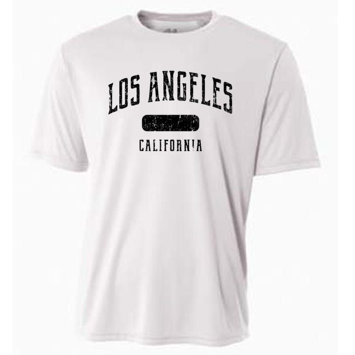 Los Angeles California Distressed Sports Design Cooling Performance Crew T-Shirt