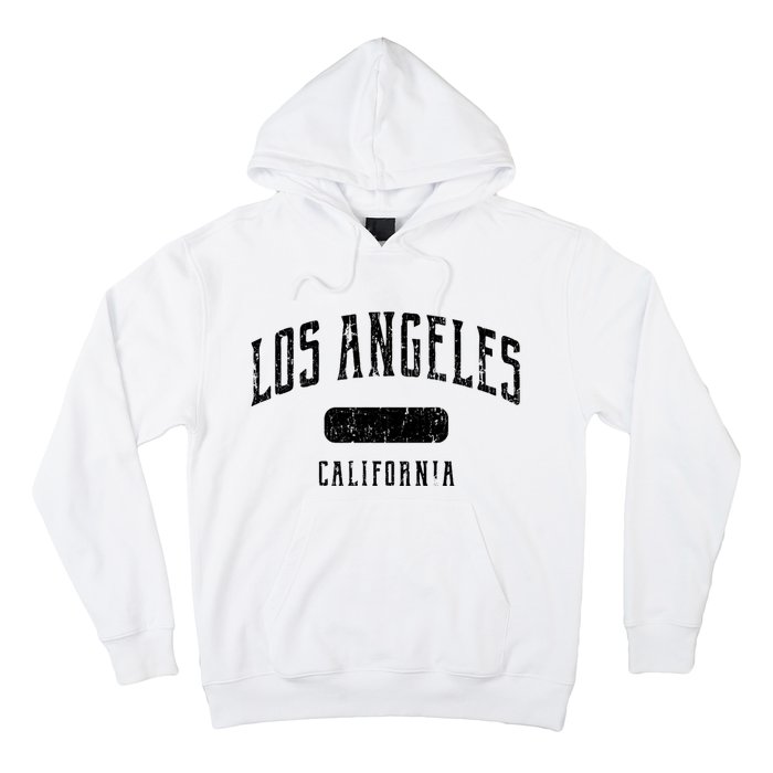 Los Angeles California Distressed Sports Design Hoodie