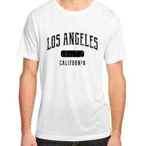 Los Angeles California Distressed Sports Design Adult ChromaSoft Performance T-Shirt