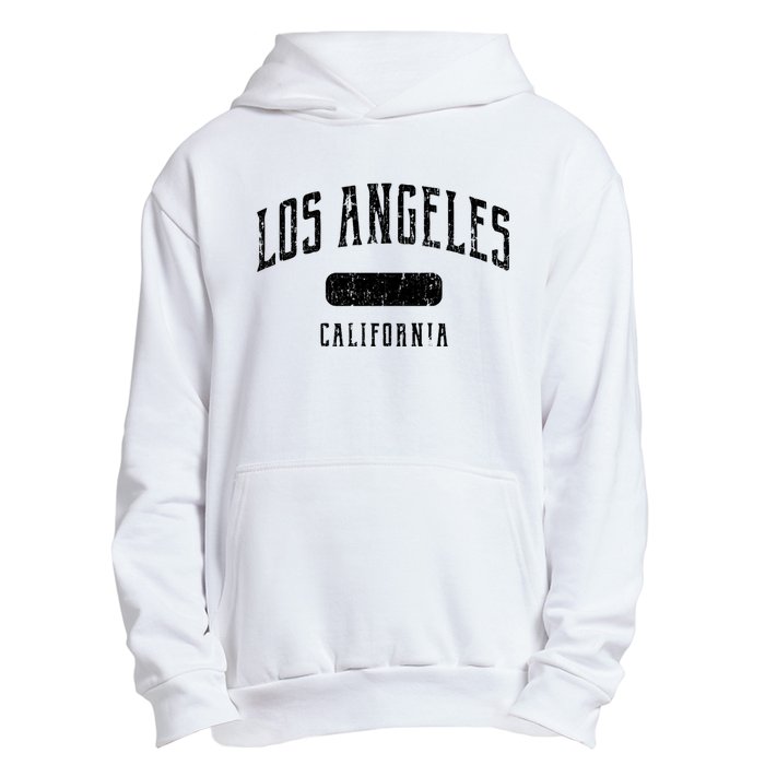 Los Angeles California Distressed Sports Design Urban Pullover Hoodie