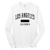 Los Angeles California Distressed Sports Design Tall Long Sleeve T-Shirt